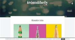 Desktop Screenshot of iromuhely.com